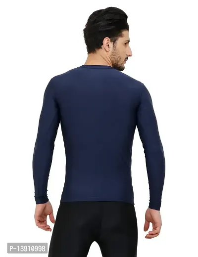 WMX Men's Compression Thermal Shirt, Ultra Soft, Crew Neck, Long Sleeve, Fleece Lining-thumb4