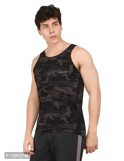 WMX Men's Printed Regular Fit Vest-thumb2