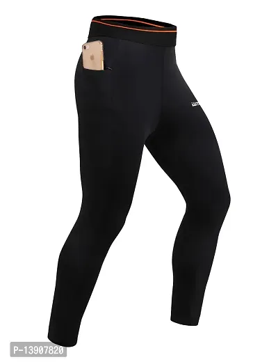 WMX Stretchable, Men  Women Tight Skin-Black Gym/Yoga/Tops Full Sleeve  Gym Legging Tights Innerwear (L, NAVY/BLACK)-thumb5