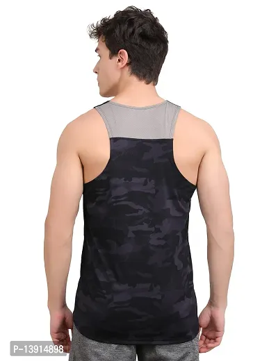 WMX Sleeveless Army Print Sports Vest Camouflage-thumb5