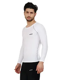 WMX Men's Compression Ultima T-Shirt Top Skin Tights Fit Lycra Inner Wear Full Sleeve for Gym Cricket Football Badminton Sports-thumb2