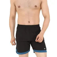 WMX Athleisure Men's Regular Fit Sports Shorts | Quick Dry Technology | Gym Wear | Shorts for Men-thumb4