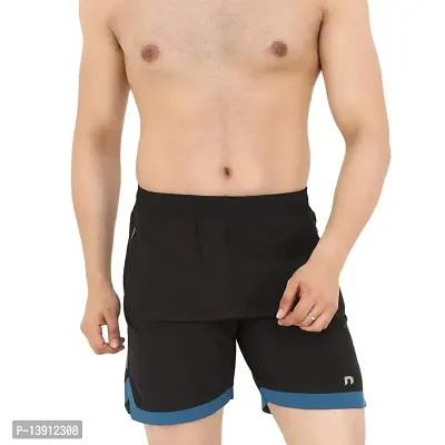 WMX Athleisure Men's Regular Fit Sports Shorts | Quick Dry Technology | Gym Wear | Shorts for Men-thumb5