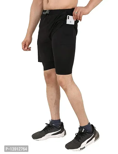 WMX Solid Men Basic Shorts, Beach Shorts, Bermuda Shorts, Board Shorts, Board/Swim Shorts, Boxer Shorts, Cargo Shorts, Cycling Shorts, Gym Shorts-thumb5