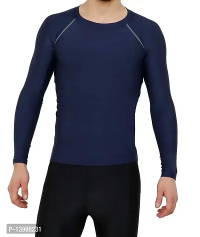 Buy WMX Men's Athletic Fit Compression Full Sleeve Plain T-Shirt