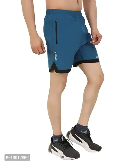WMX Athleisure Men's Regular Fit Sports Shorts | Quick Dry Technology | Gym Wear | Shorts for Men-thumb4