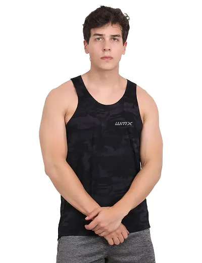WMX Men's Printed Regular Fit Vest
