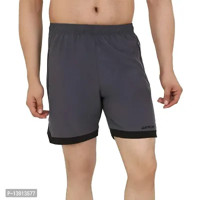 WMX Athletic Shorts for Men with Pockets and Elastic Waistband Quick Dry Activewear-thumb3