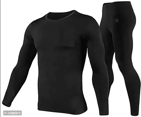 WMX Stretchable, Men  Women Tight Skin-Black Gym/Yoga/Tops Full Sleeve  Gym Legging Tights Innerwear-thumb4