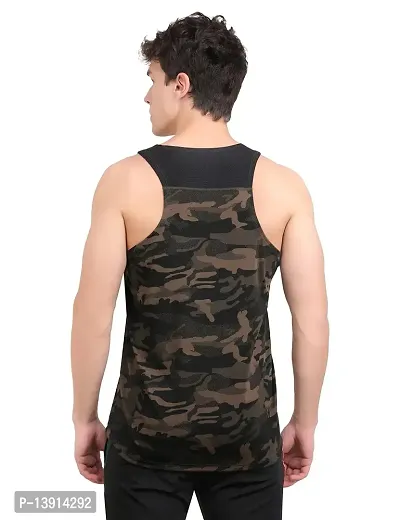 WMX Sleeveless Army Print Sports Vest Camouflage-thumb5