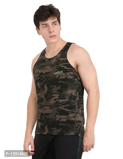 WMX Men's Printed Regular Fit Vest-thumb2