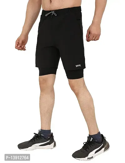 WMX Solid Men Basic Shorts, Beach Shorts, Bermuda Shorts, Board Shorts, Board/Swim Shorts, Boxer Shorts, Cargo Shorts, Cycling Shorts, Gym Shorts-thumb3