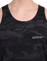 WMX Sleeveless Army Print Sports Vest Camouflage-thumb3