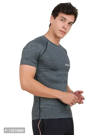 WMX Men's Dry fit Gym Round Neck Tshirt-thumb3