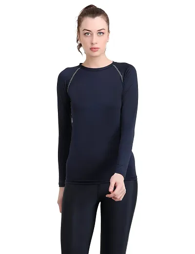 WMX Compression Top Full Sleeve Tights Women T-Shirt for Sports
