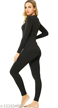 WMX Stretchable, Men  Women Tight Skin-Black Gym/Yoga/Tops Full Sleeve  Gym Legging Tights Innerwear-thumb1