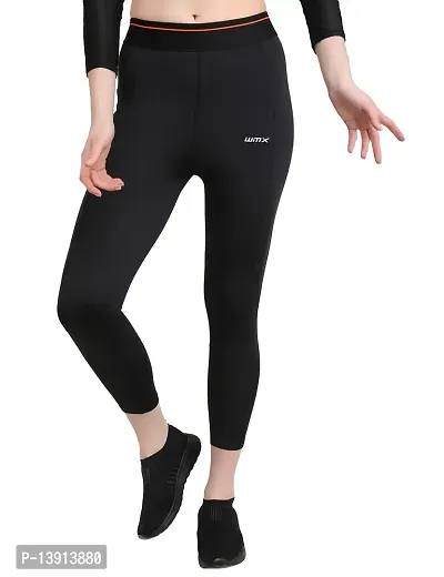 Buy WMX Women Stretchable Training Tights for Gym, Yoga, Running Full  Length Compression Tight (M, Black) Online In India At Discounted Prices