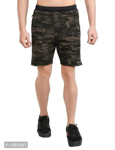 WMX Army Print Shorts for Men-thumb2