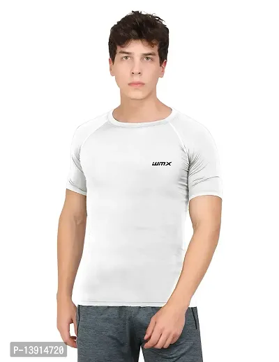 WMX Men's Dry fit Gym Round Neck Tshirt-thumb4