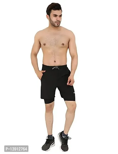 WMX Solid Men Basic Shorts, Beach Shorts, Bermuda Shorts, Board Shorts, Board/Swim Shorts, Boxer Shorts, Cargo Shorts, Cycling Shorts, Gym Shorts-thumb4