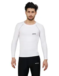 WMX Men's Compression Ultima T-Shirt Top Skin Tights Fit Lycra Inner Wear Full Sleeve for Gym Cricket Football Badminton Sports-thumb4