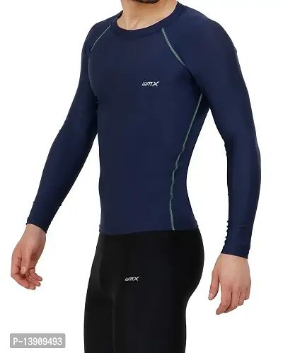 WMX Men's Long Sleeve Compression T-Shirts Tight Sports Tops