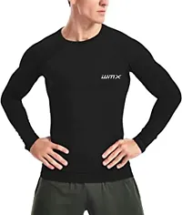 WMX Polyester Spandex Men's Sports Running Set Compression Shirt + Pants Skin-Tight Long Sleeves Quick Dry Fitness Tracksuit Gym Yoga Suits-thumb3