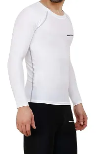 WMX Men's Athletic Fit Compression Full Sleeve Plain T-Shirt for Multi Sports Cycling, Cricket, Football, Badminton  Fitness-thumb2