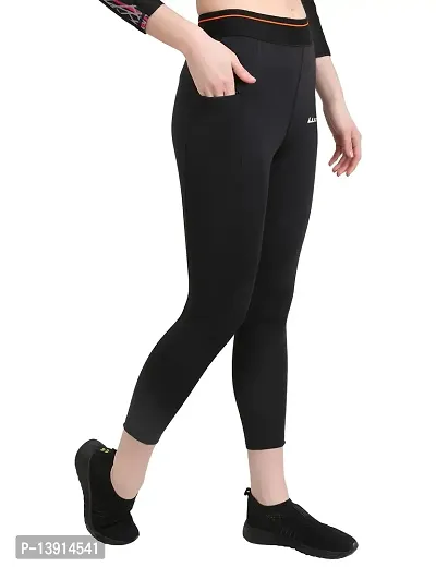 WMX Active Yoga Pants for Womens Gym High Waist with 2 Pockets, Tummy Control, Workout Pants 4 Way Stretch Yoga Leggings-thumb2