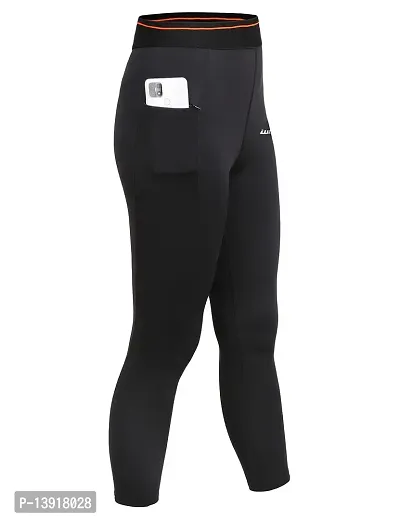 WMX Women Stretchable Training Tights for Gym, Yoga, Running Full Length Compression Tight (M, Black)-thumb5