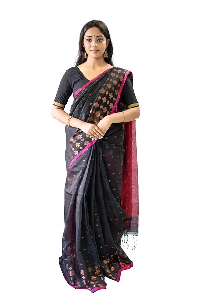 Trendy Cotton Silk Sarees With Blouse Piece