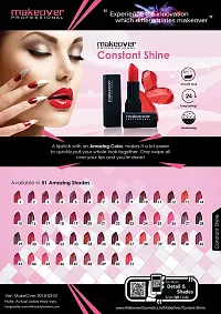 Makeover Professional Constant Shine Cream Lipstick (ROMANTIC)-thumb3