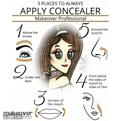 Makeover Professional Full Coverage Liquid Concealer (5ml)-thumb5