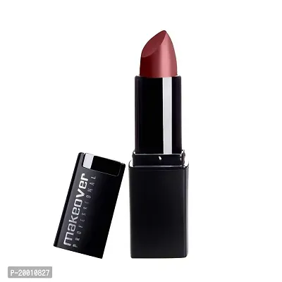 Makeover Professional Glossy Constant Shine Lipstick (Maroon)