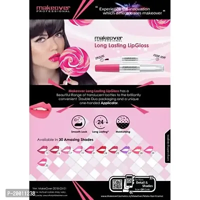 Makeover Professional Long Lasting Lip Gloss (Shade No.33)-thumb5