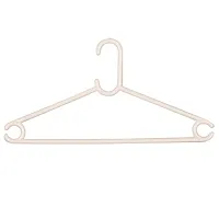 Shabd Plastic Clothes Hanger Set of 12 pcs (White)-thumb1