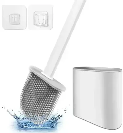 Shabd Silicon Toilet Brush Toilet Brush(Multicolor)