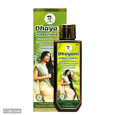 18 Herbs Organics Dhayani Herbal Hair Oil (100 ml) | Reduce Dandruff and Hair fall-thumb0