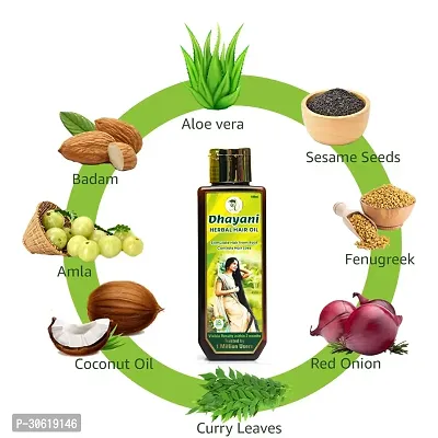 18 Herbs Organics Dhayani Herbal Hair Oil (100 ml) | Reduce Dandruff and Hair fall-thumb4