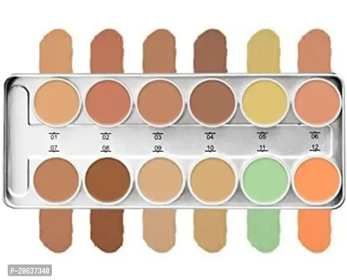 Professional Concealer Palette Full Coverage 12 Shades-thumb3