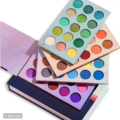 Randommac professional Eyeshadow Palette Highlighters Eye Make Up High Pigmented Professional Mattes and Shimmers. 60 Color Makeup Palette-thumb3