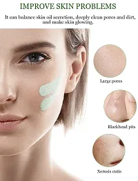 CRAZY HUDA Green Tea Mask Stick For Face Blackheads | Whiteheads | Oil Control | Anti Aging | Purifying Solid Clay Detox Mud With Hyaluronic Acid  Green Tea-thumb4