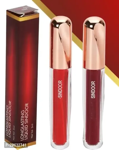 Random-Mac Long Lasting Liquid Sindoor Red  Mahroon