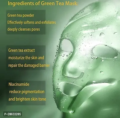 CRAZY HUDA Green Tea Mask Stick For Face Blackheads | Whiteheads | Oil Control | Anti Aging | Purifying Solid Clay Detox Mud With Hyaluronic Acid  Green Tea-thumb3