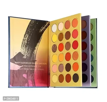 Crazy Huda Multicolor, Glitter, Matte  Shimmery Finish 72 Shades Color Book Eyeshadow Palette