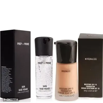 Random-mac Prep + Prime Primer  Mineralize Foundation Pack Of 2