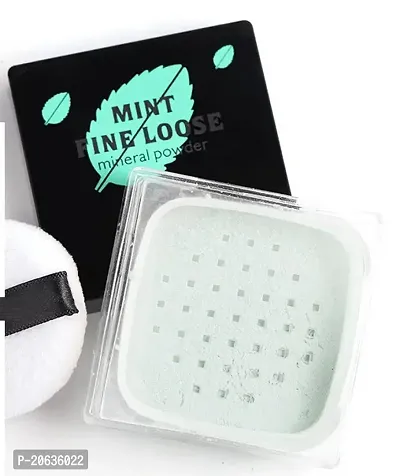 Mint Loose Powder Control Oil Makeup Refreshing Cool Summer setting powder