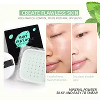 Professional Mint Loose Powder Control Oil Makeup Refreshing Cool Summer setting powder-thumb3