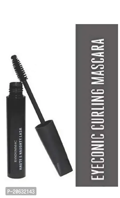 RANDOMMAC COMBO Eyeconic Lash Curling Mascara and Absolute Shine Liquid Eye Liner WITH false eyelash (PACK OF 3) Black,-thumb4