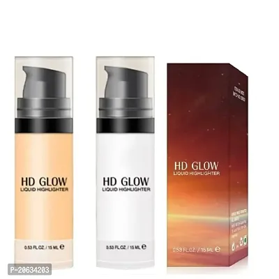 HD Glow Liquid Highlighter 15ml (Silver and Gold)